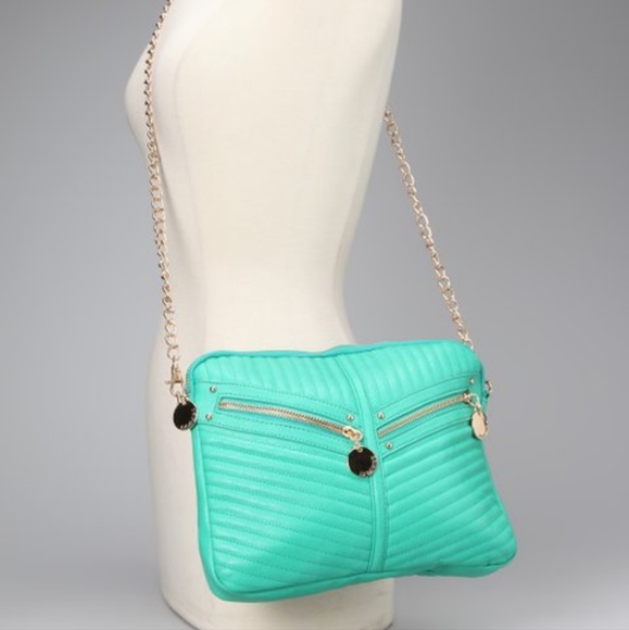 Rampage Teal Crossbody Bag - Picture 5 of 5
